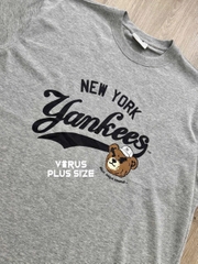 Áo thun unisex yankee emeobi mlb bigsize