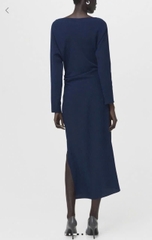 Đầm xoài mng cổ thuyền nhún eo bigsize xuất xịn