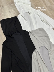 [Có Bigsize] Cardigan có nón Tiadasse xuất xịn