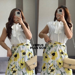 Áo lụa Zara cộc tay mix kèm dây xuất xịn