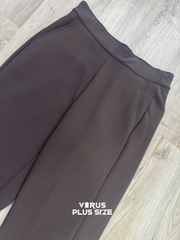 Quần tây suông Ansich bigsize lưng thun co giãn chất dày dặn đứng dáng