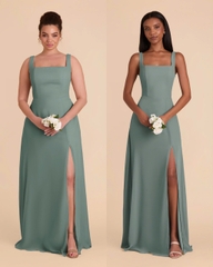 Đầm tiệc Birdy 2 dây maxi xẻ tà  bigsize