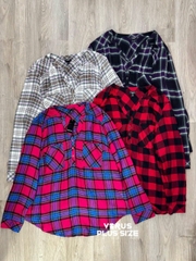 Áo somi caro torrid bigsize vạt bầu