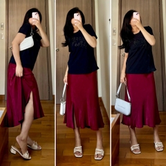 [viruSpluSSize]áo thun DKNY thun co giãn tốt lấp lánh bigSize