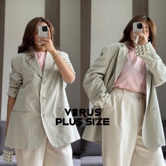 Quần suông River linen trắng bigsize