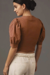 Áo tay phồng Anth linen bigsize