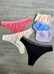 [viruSpluSSize]Quần lọt khe HaneS xuất xịn bigSize(1 Set 8c màu ngẫu nhiên)quần mặc đi tập ko lộ