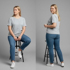 Áo thun gân maurice bigsize xuất xịn