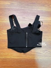 Áo dây corset nơ f21plus xuất xịn