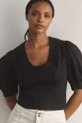 Áo tay phồng Anth linen bigsize