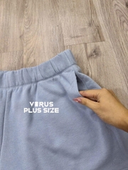 Quần short nỉ  bigsize xuất xịn chất mềm mịn