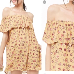 [viruSpluSSize] Sale - ĐẦM XUÔNG BẸT VAI F21 XUẤT XỊN bigSize