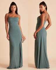 Đầm tiệc Birdy maxi cổ đổ xẻ tà bigsize