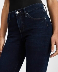 Quần Jeans exp flare xẻ gấu bigsize xuất xịn (B7)