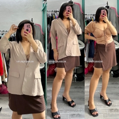 [viruSpluSSize]Chân váy WRAP MNG xuất xịn bigSize
