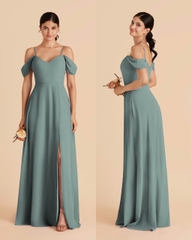 Đầm tiệc Birdy maxi 2 dây bẹt vai xuất xịn bigsize