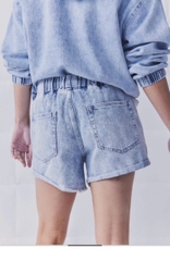 Quần short jean Dluxe lưng thun bigsize