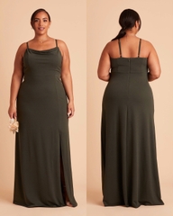 Đầm tiệc Birdy maxi cổ đổ xẻ tà bigsize