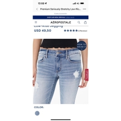 [viruSpluSSize]Quần jean Skiny AERO bigSize ảnh tự chụp tại Shop