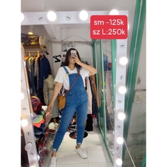 [viruSpluSSize]Yếm jean bigSize Sneakpeak mini Size Sml