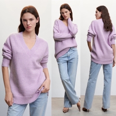 [viruSpluSSize]Áo len cổ tim xoài mng bigSize xuất xịn