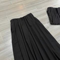 Chân váy Primark midi dù xếp ly lưng thun bigsize xuất xịn