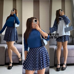 Chân váy F21 (Full Size] chấm bi