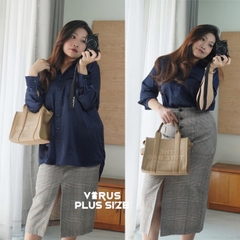 Áo somi lụa Simply vera bigsize(hàng lỗi xước)