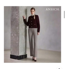 Quần tây suông Ansich bigsize lưng thun co giãn chất dày dặn đứng dáng