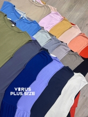 Đầm cộc tay wilfred aritzia tùng bèo bigsize