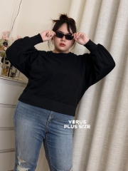 Áo sweater Anewday vai nhún tay bo bigsize