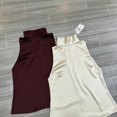 Áo cổ lọ Xoài mng lụa sang xịn bigsize