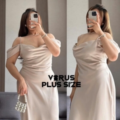 Đầm đi tiệc BHLDN trễ vai bigSize(bhldn10)