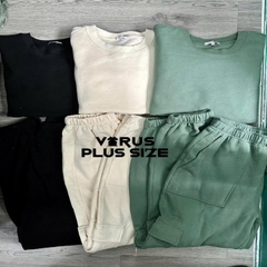 [viruSpluSSize]Set nỉ FaShion nova , áo form tank Thân vai cánh dơi bigSize