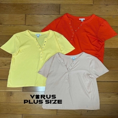 Áo thun CK nút bấm chất cotton xúât xịn