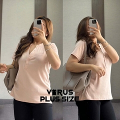 Áo thun CK nút bấm chất cotton xúât xịn