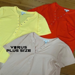 Áo thun CK nút bấm chất cotton xúât xịn