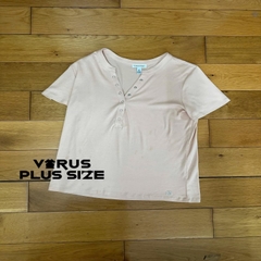 Áo thun CK nút bấm chất cotton xúât xịn