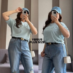 Áo thun CK logo chữ nổi xúât xịn