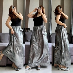 Chân váy Midi Me lưng thun xuất xịn