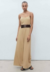Jumsuit dây mng form suông vải thoáng mát bigsize