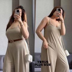 Jumsuit dây mng form suông vải thoáng mát bigsize
