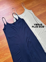 Jumsuit dây mng form suông vải thoáng mát bigsize