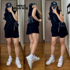 Set Fashion áo cộc tay quần đùi cotton thoáng mát xuất xịn bigsize