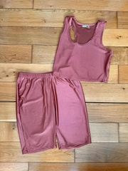 Set bộ Fashion áo balo quần ngố xuất xịn bigsize