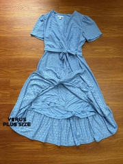 Đầm mullet London thêu lỗ bigsize xuất xịn