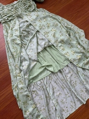 Đầm maxi Blu Peper tone pastel xuất xịn