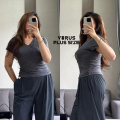 Quần dù thun Topten mềm mịn ống rộng bigsize