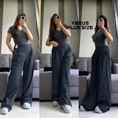 Quần dù thun Topten mềm mịn ống rộng bigsize