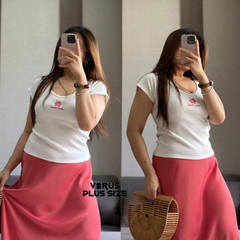 Áo thun gân cổ tim Aero xuất xịn bigsize